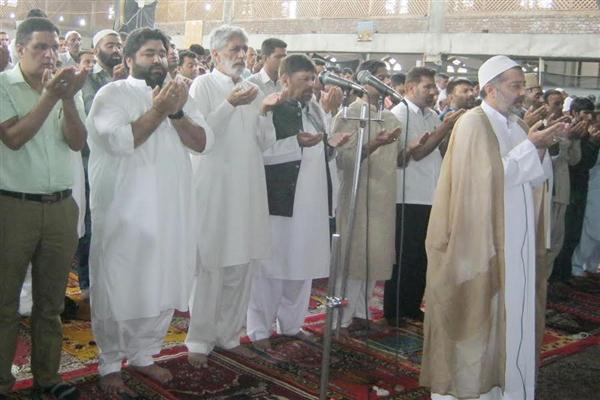 Raza Ansari leads Eid-ul-Fitr prayers at Zadibal